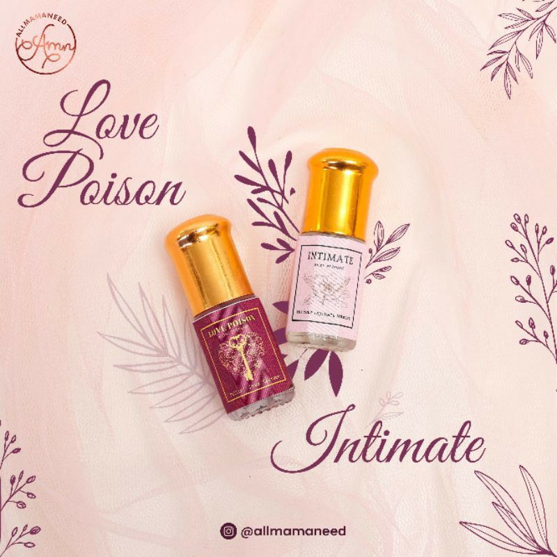 ( Paket Bundle) Intimate Silky Perfume &amp; Love Poison Night perfume