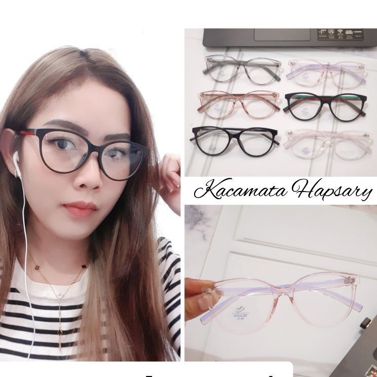 FRAME KACAMATA WANITA 8265 GRATIS LENSA ANTI RADIASI |  KACAMATA MINUS | KACAMATA PLUS &amp; ANTI UV