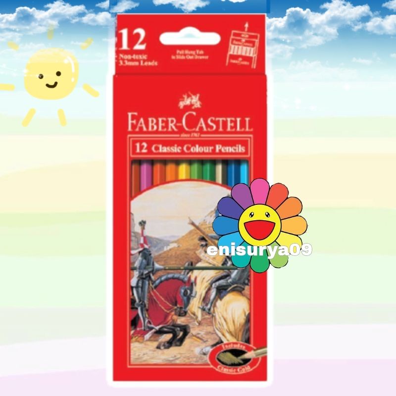 

Faber Castell Pensil Warna Classic 12 Panjang