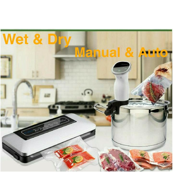 VACUUM SEALER WET &amp; DRY 5 IN 1 MANUAL &amp; AUTO