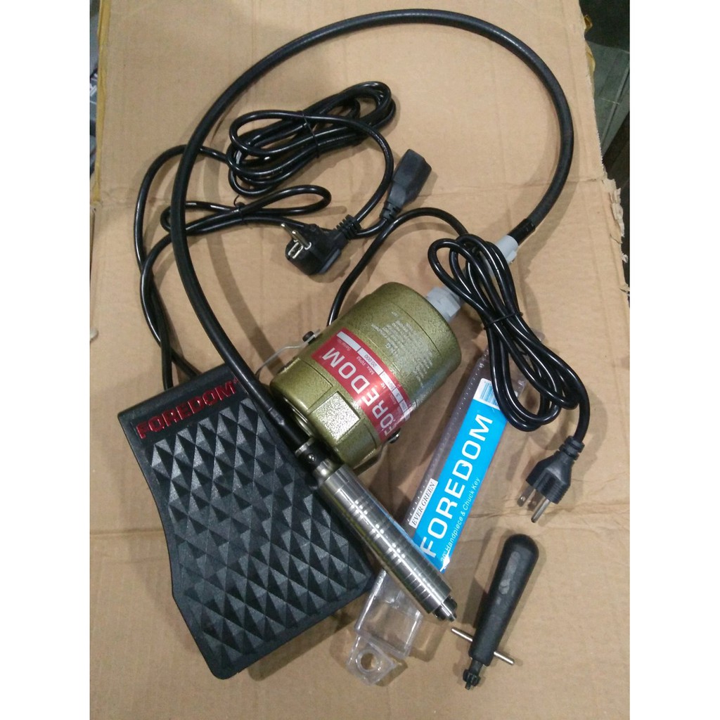 PROMO  FOREDOM  Mesin Bor Tuner FOREDOM . Mesin Batu Intan Bor Tuner Set Gerinda Botol Listrik Inj