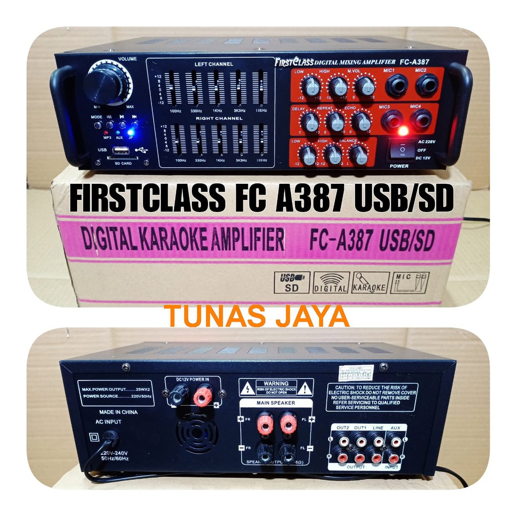 Ampli Firstclass FCA387 Amplifier Firstclass FC A 387 USB SD