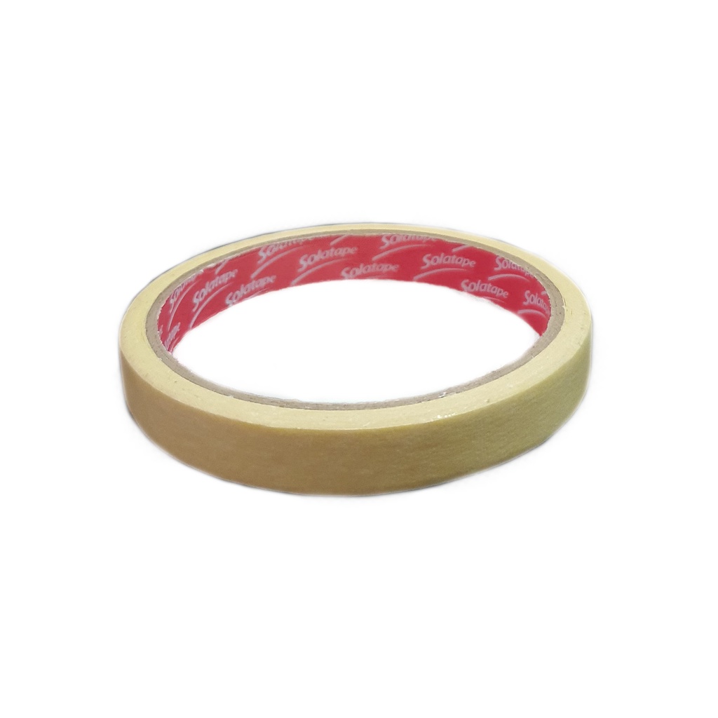 MASKING TAPE 12 MM - LAKBAN KERTAS 12MM SOLATAPE 12 METER