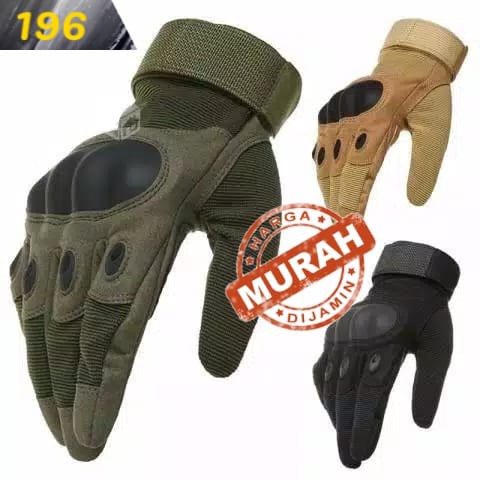 SARUNG TANGAN TACTICAL HALF FINGER FULL FINGER / TACTICAL ARMY / ST SEPEDA MOTOR / SARUNG TANGAN - NO-87 &amp; FAS-196