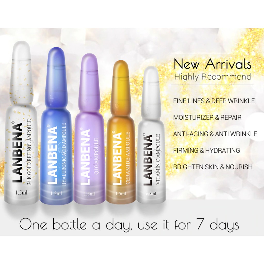 LANBENA SERUM 7 days / repair moisturizer / fine lines / wrinkle / brightern / hydrating