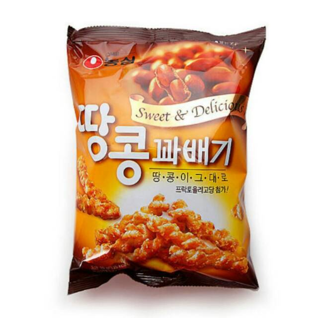 

Korean Nongshim Peanut Twist Snack Snek Korea