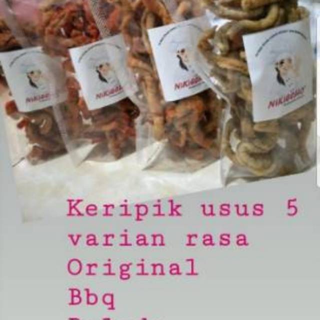 

NIKIECHO Keripik Usus 5 varian rasa