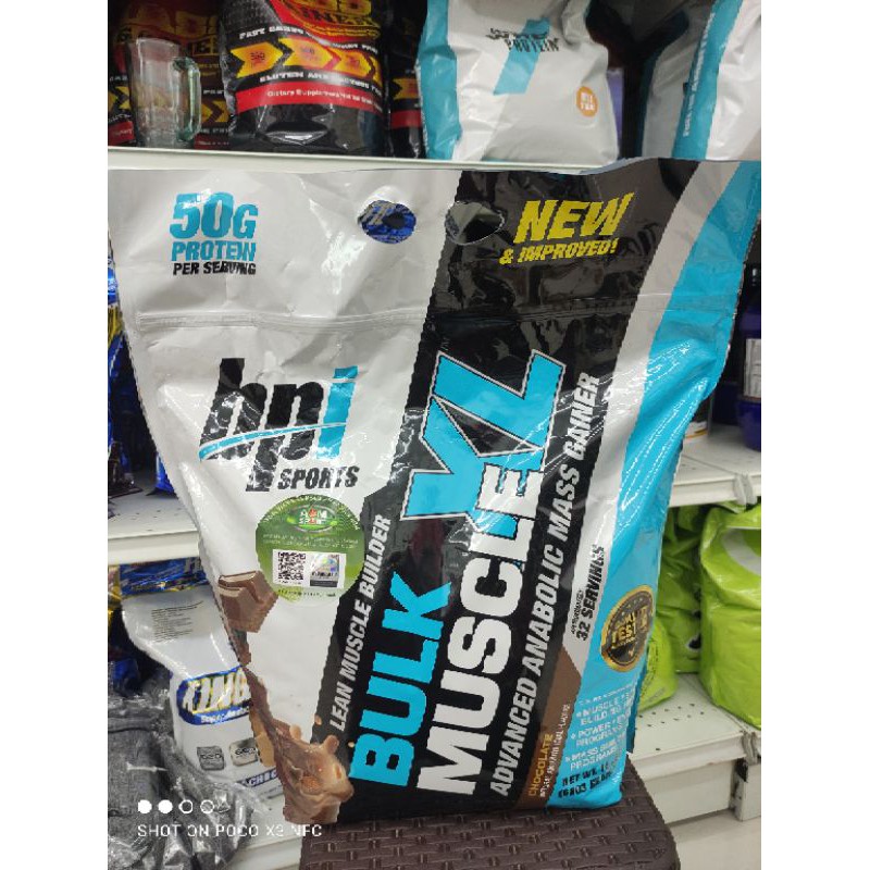 bpi sports bulk bulk muscle XL bpi sports gainer 16 lbs original