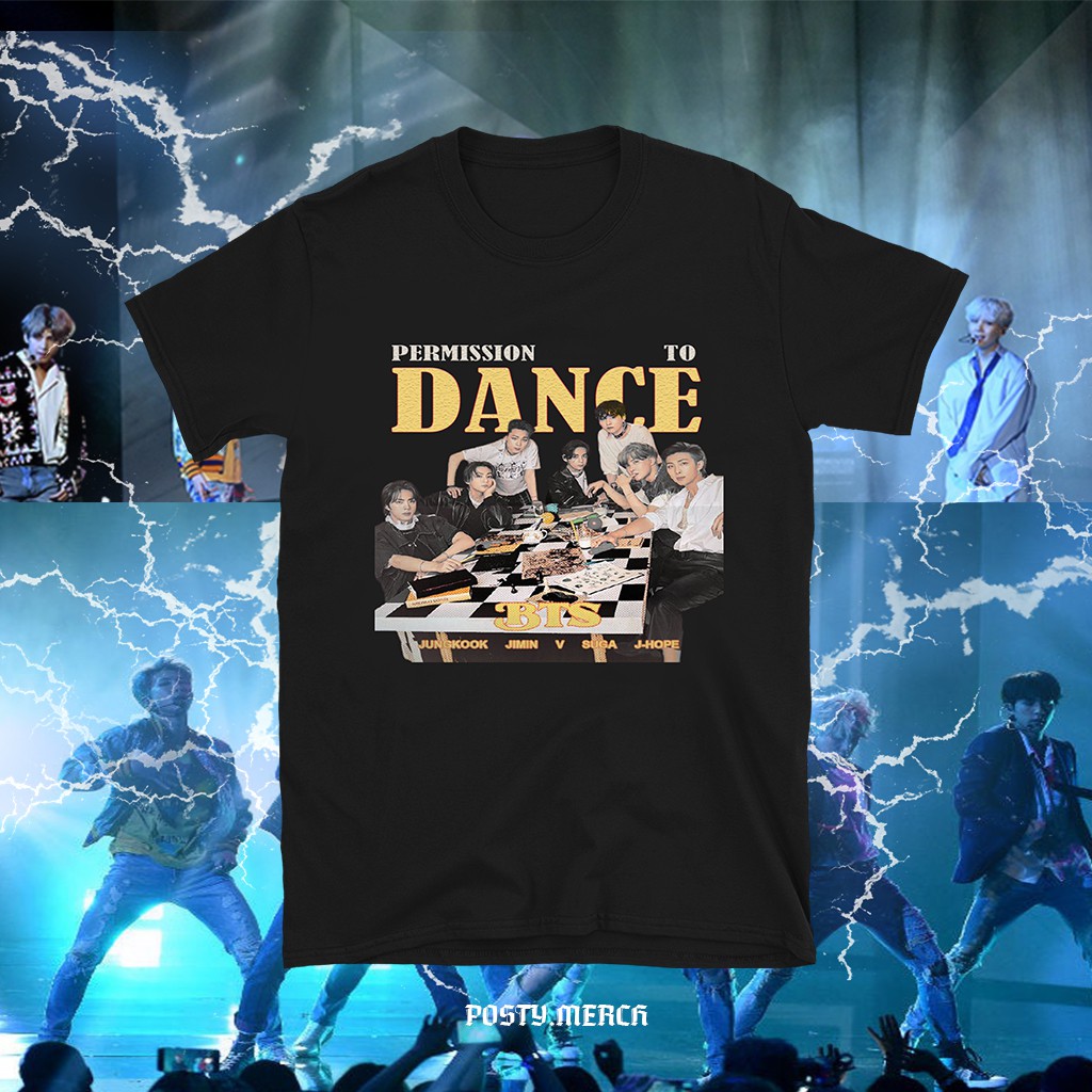 bts official (PERMISSION TO DANCE) t-shirt
