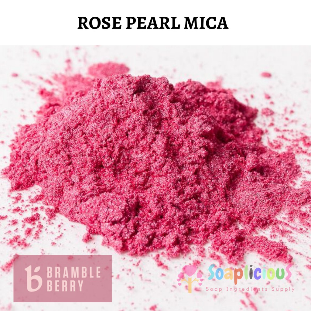 

Pewarna Sabun Rose Pearl Mica