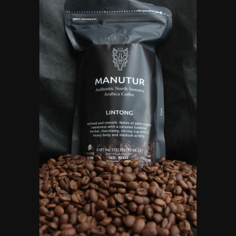 

[manutur coffee] Bubuk Kopi Arabika Lintong (250 gram)