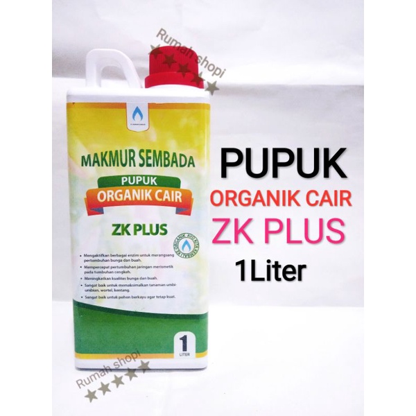 pupuk organik cair ZK plus hormon organik pupuk pelebat buah