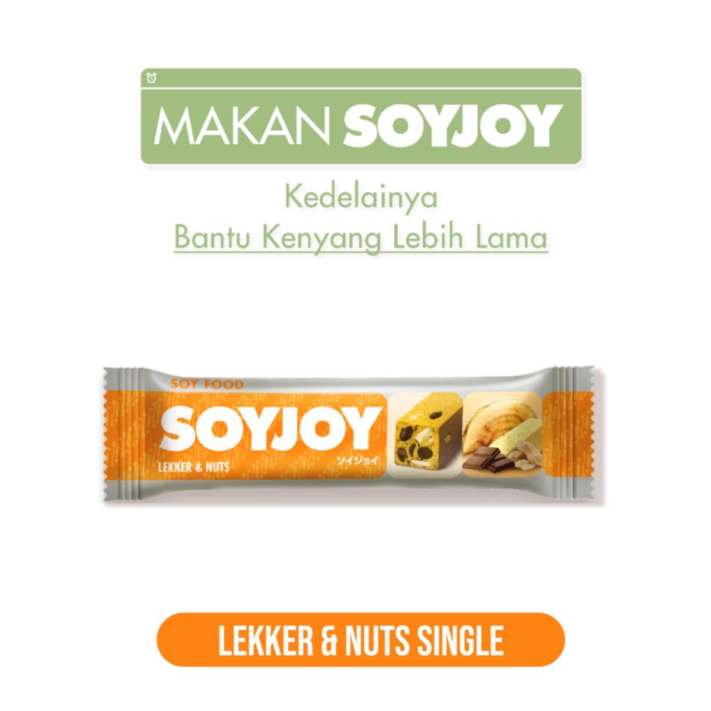 

SOYJOY Snack Bar Kedelai Lekker & Nuts 28gr - Single