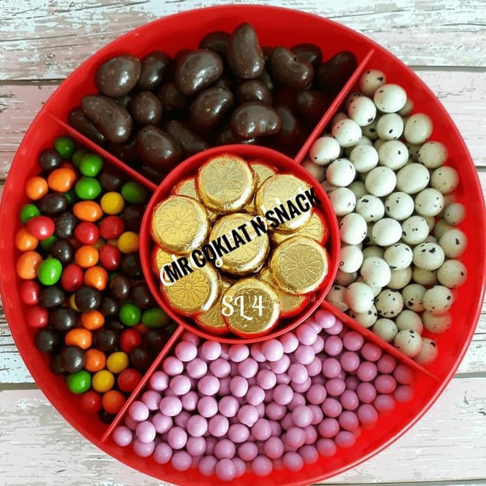 

Parcel Cokelat Toples Merah Bulet - Coklat L'agie SL4 1kg