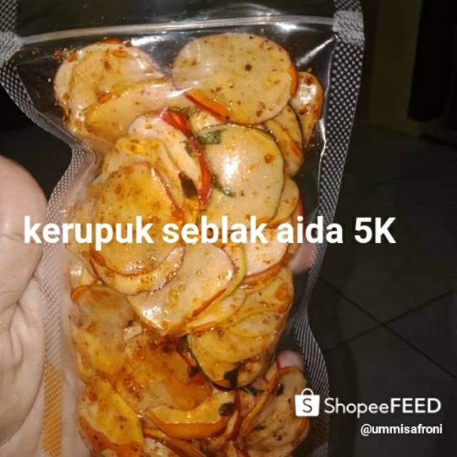 

Kerupuk seblak aida home made