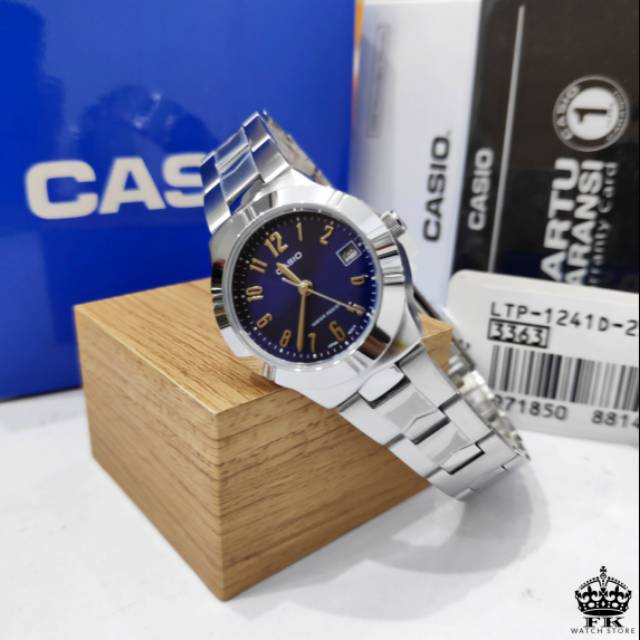 CASIO LTP-1241D-2A2DF / LTP1241D ORIGINAL Jam Tangan Wanita CASIO Analog