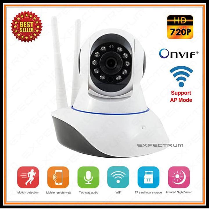 CUCI GUDANG IP Camera HD 720P Kamera IP Wireless P2P CCTV HEMAT