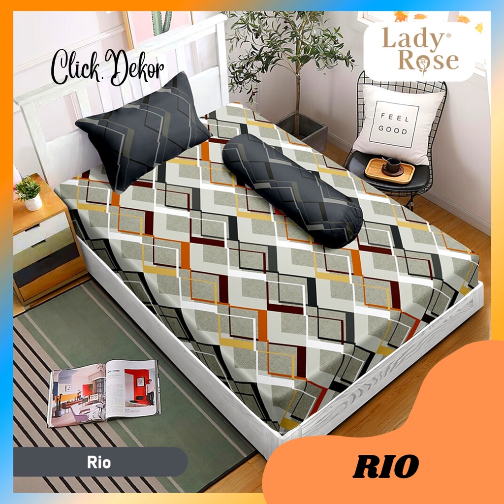 SPREI LADY ROSE SINGLE 120X200 NO 3 RIO SEPREI LADY ROSE TERBARU SEPRAI TEMPAT TIDUR CANTIK SPREI UK