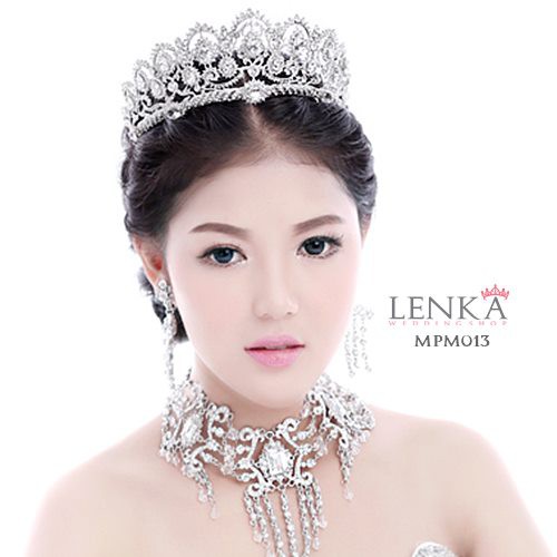 [STOK TERBATAS] MAHKOTA WEDDING PENGANTIN AKSESORIS PESTA WANITA MODERN MPM013