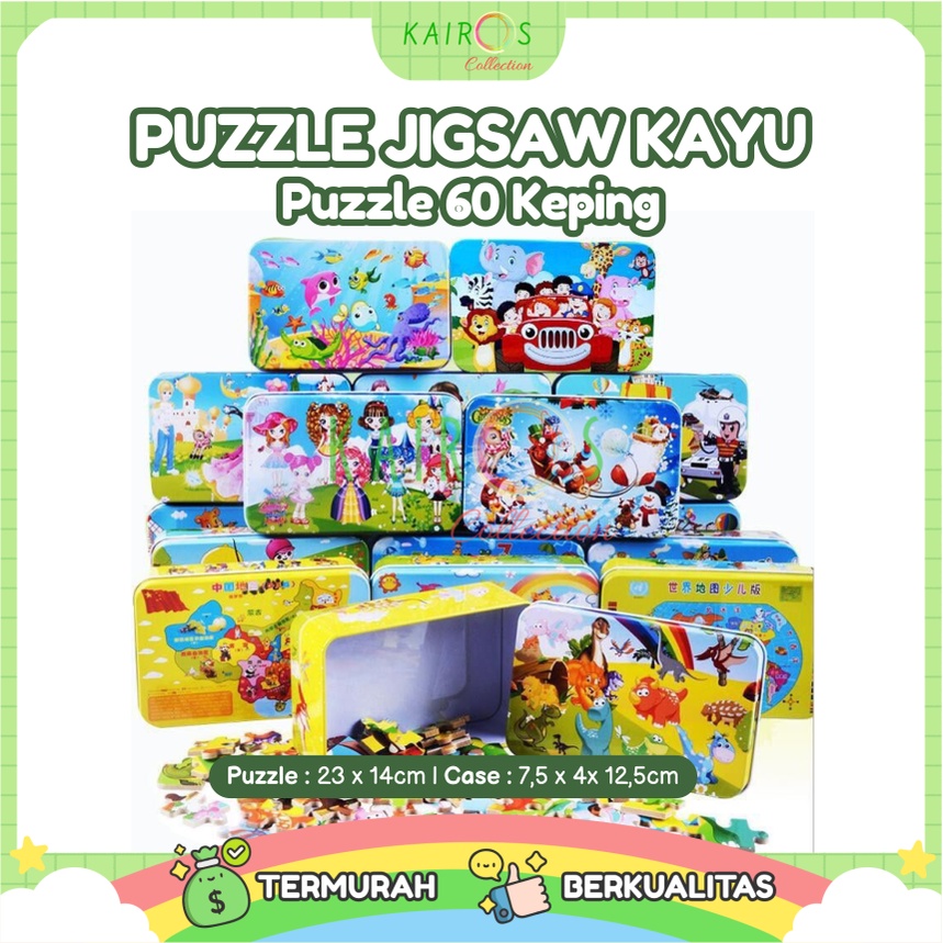 Mainan Edukasi Anak Puzzle Jigsaw - Isi 60 keping