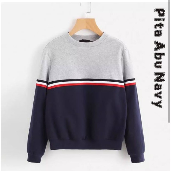 Sweater Wanita Berkualitas - Pita Aabu Navy