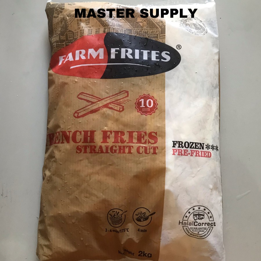 

FARM FRITES FRENCH FRIES STRAIGHT CUT 2 KG / KENTANG GORENG ENAK