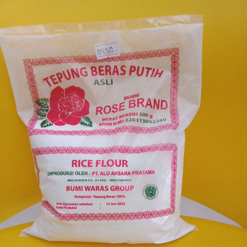 

Tepung Beras Putih Rosebrand 500gr