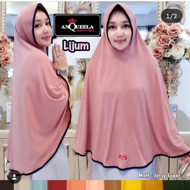 ANQUEELA | LIJUM Khimar List JUMBO Jersey