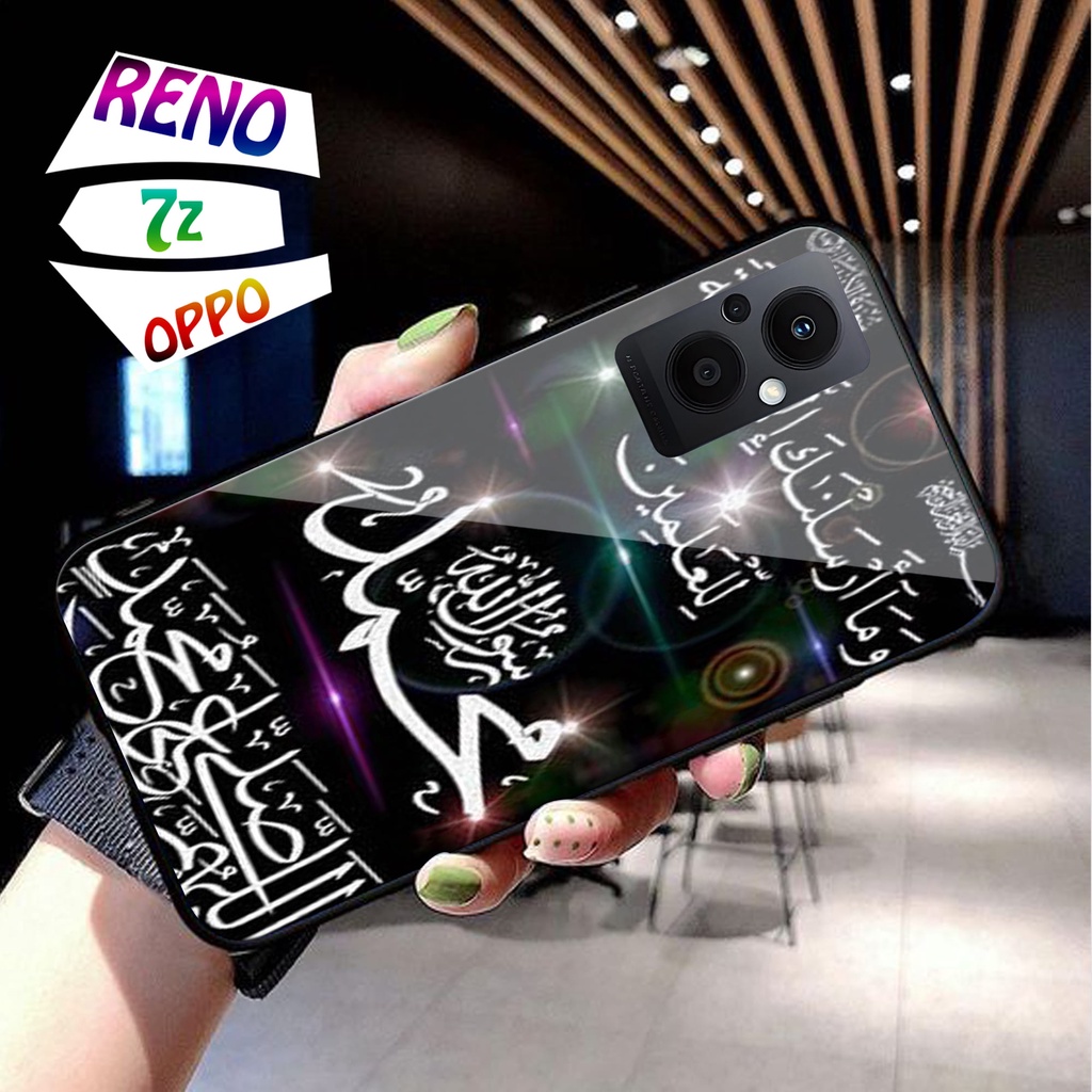 Softcase Kaca Oppo Reno 7 RENO 7Z  - Casing Hp  Oppo Reno 7 RENO 7Z   - Case Hp Oppo Reno 7 RENO 7Z 