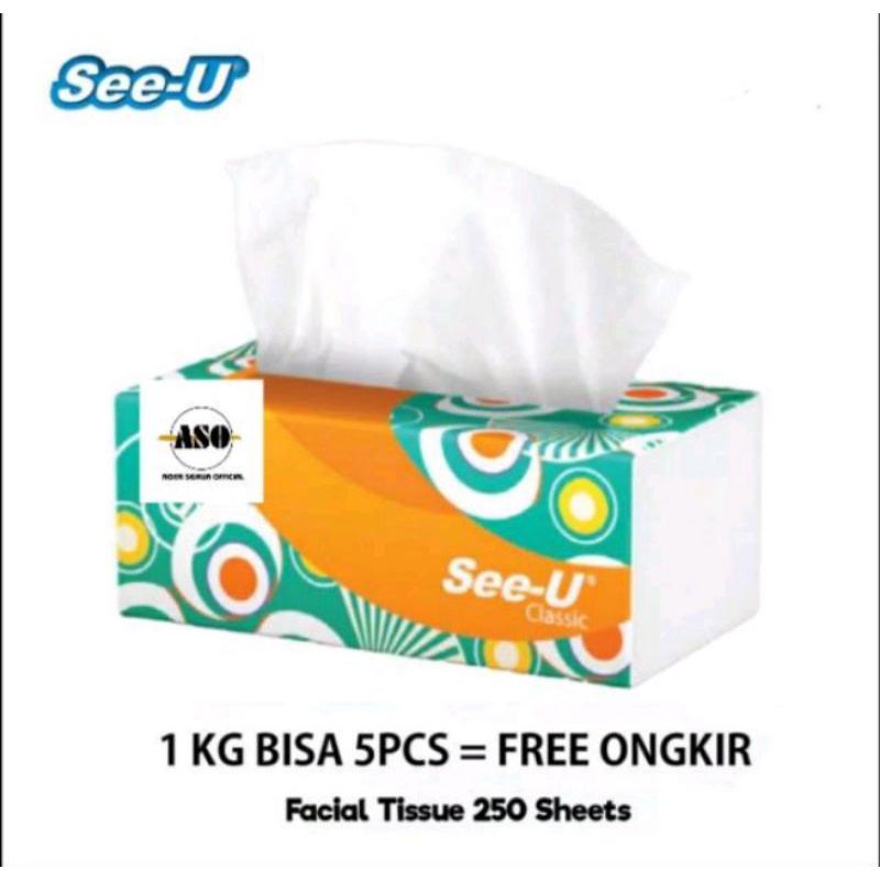 Tisu tissue See U 250 sheet 2ply PROMO