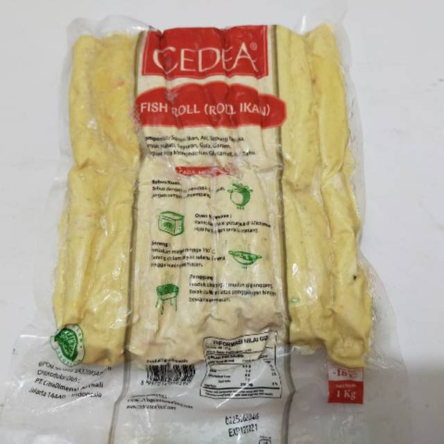 

CEDEA FISH ROLL 1KG/Roll ikan/ Frozen Olahan Ikan