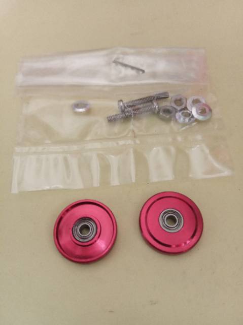 REP TAMIYA 13MM ALUMUNIUM BALL RACE ROLLER (RINGLESS)