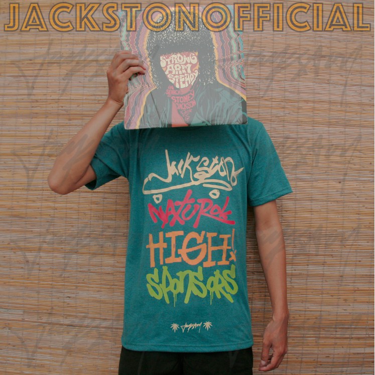 BACA DESKRIPSI SEBELUM PESAN SPONSORS Kaos Jackston Pria Skater Stoner Surfer Weed High Hemp 420