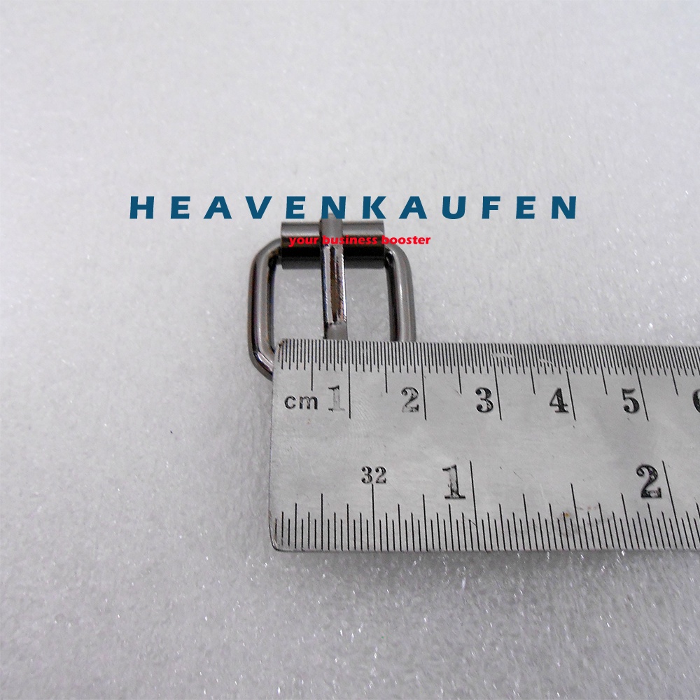 Gesper Roll Tas 1,5 cm Warna Hitam Black Nikel Kualitas Premium Tebal 4 mm