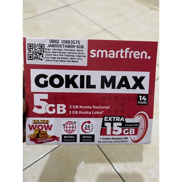 Promo Perdana Smartfren GOKIL MAX 5GB