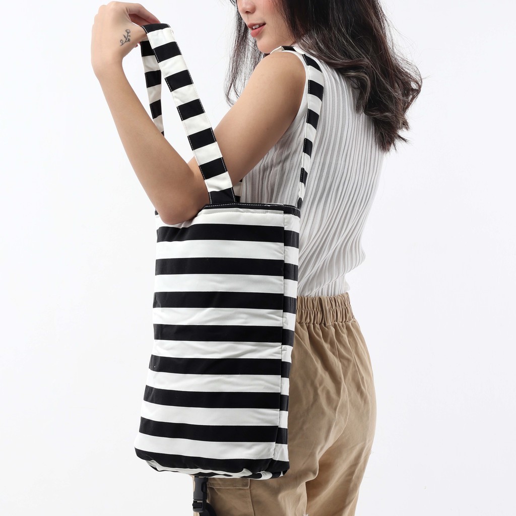 Tote Bag Kanvas Stripe