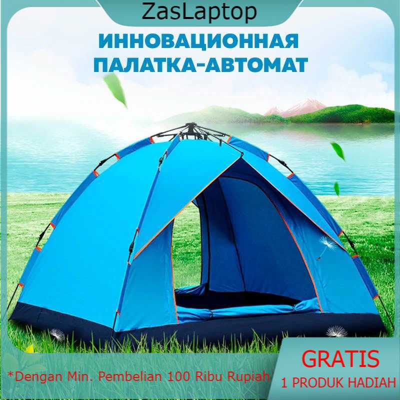Tenda Kemah Camping Outdoor Adventure 1-2 Orang DOUBLE LAYER ANTI PANAS