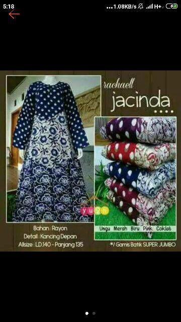 Longdress Batik Jumbo Glanesa Motif Zigzag Grosir Pakaian Jumbo Kekinian Gamis Syari Murah