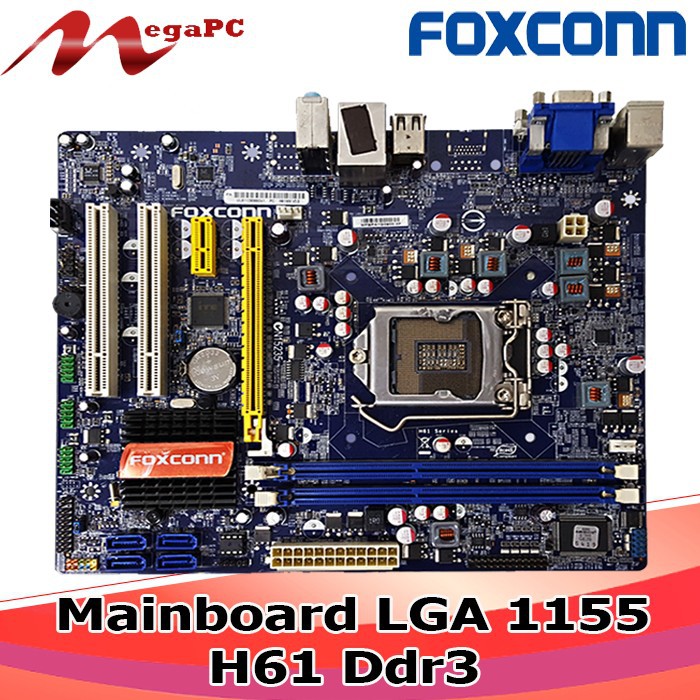 Motherboard lga 1155 H61 DDR3 + processor Ci3 3240 + Fan + RAM 4GB