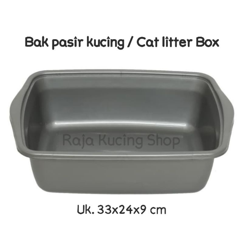 Bak pasir kucing / Cat Litter Box / Tempat kotoran hewan