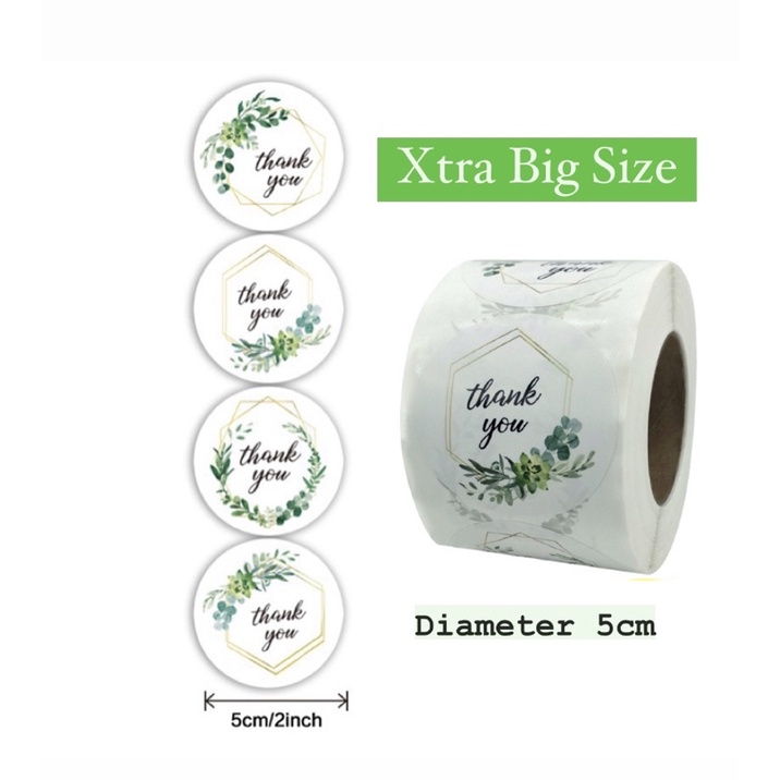 

Stiker Segel Seal Label Sticker Thank You thankyou terimakasih olshop baking kemasan packing