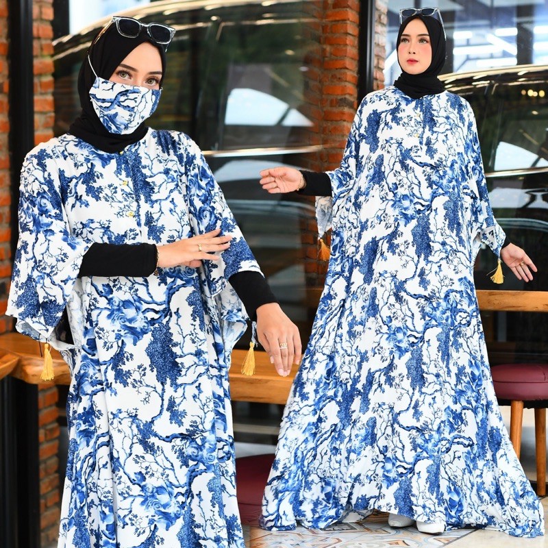 BAJU GAMIS WANITA REMAJA KAFTAN FANNY / Terbaru 2021 KEKINIAN