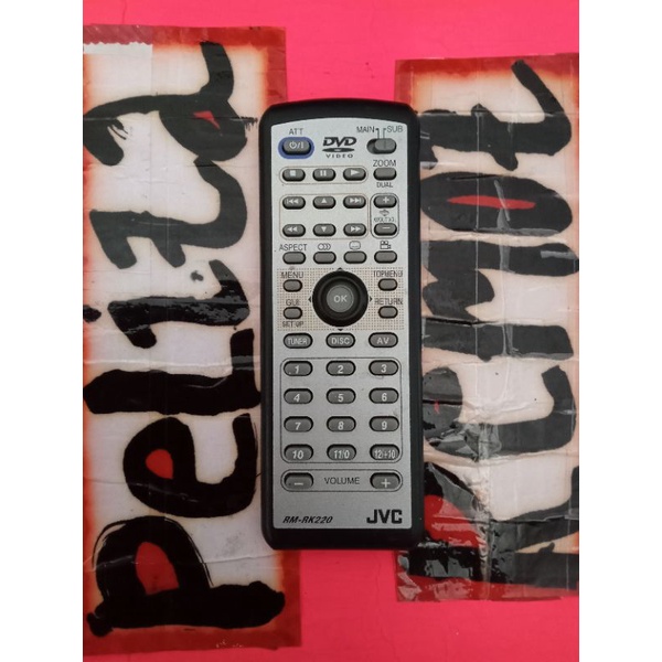 Remote JVC tape mobil mobil original terlengkap