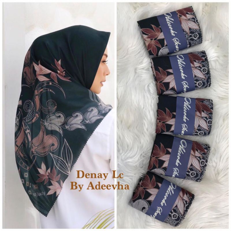 denay kw by adeevha / denay scarf/ voal motif / denay kw voal / denay kw LC