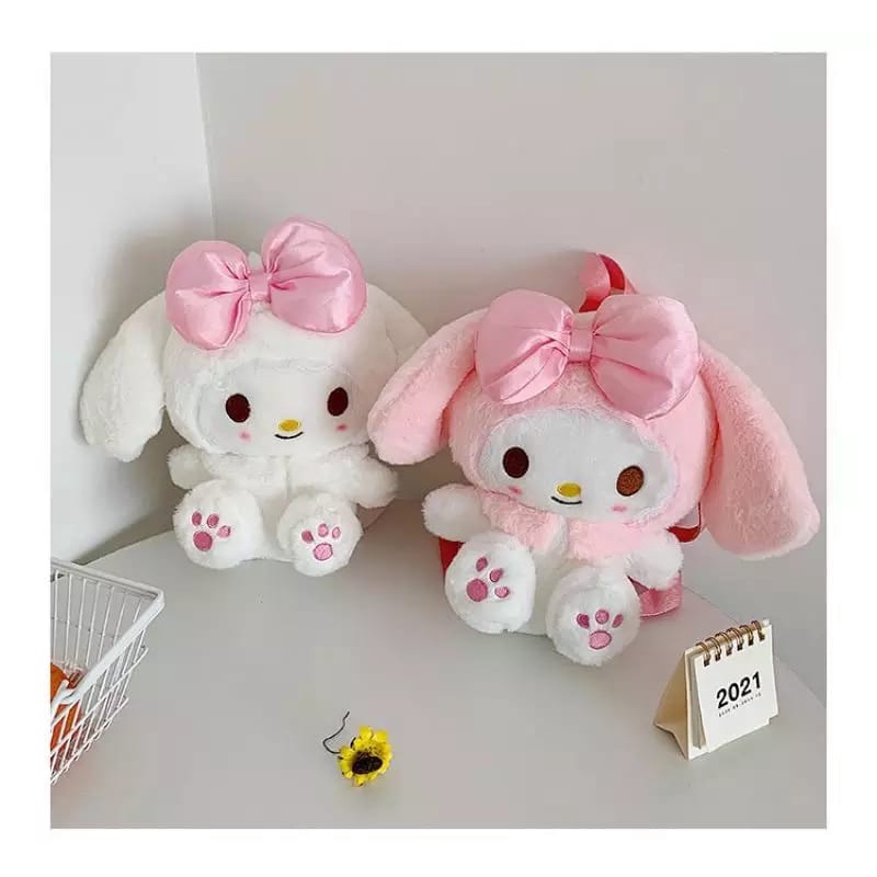 Diobrale - Tas Ransel Anak Gadis Imut Boneka Bulu Lucu Fashion Anak Murah Ransel Gendong Anak Perempuan Populer 2022