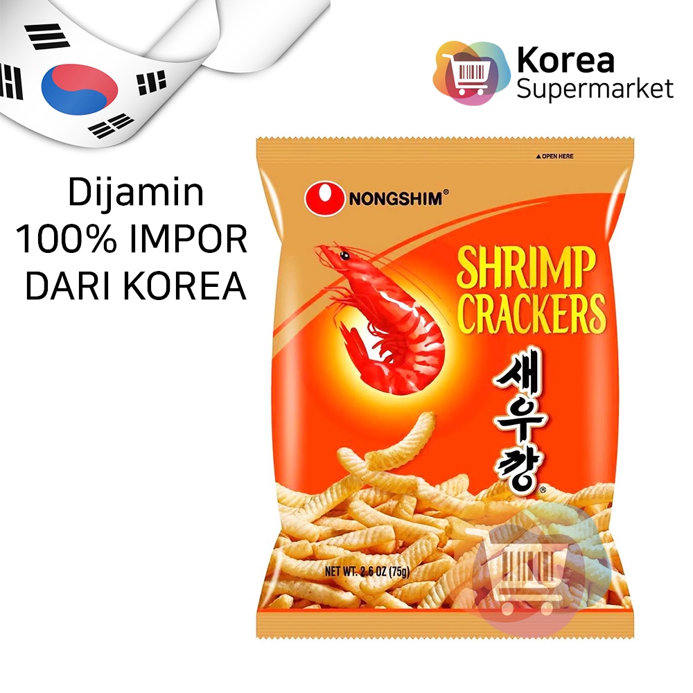 

Nongshim Shrimp Flavoured Crackers 75g