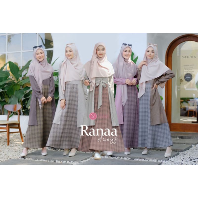Ranaa dress Zizara | Gamis Zizara | Zizara | Gamis katun | Katun Madinah | Busui | Gamis Busui | Ziz