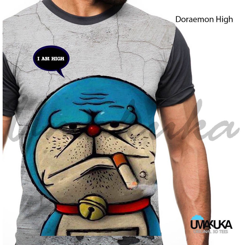 Baju Kaos Tshirt 3d Umakuka Doraemon Lucu Terbaru Premium Original Murah Keren Unik Shopee Indonesia