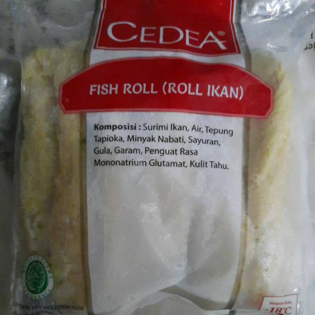 

Fish Roll (Roll Ikan) Cedea Isi 250 gr