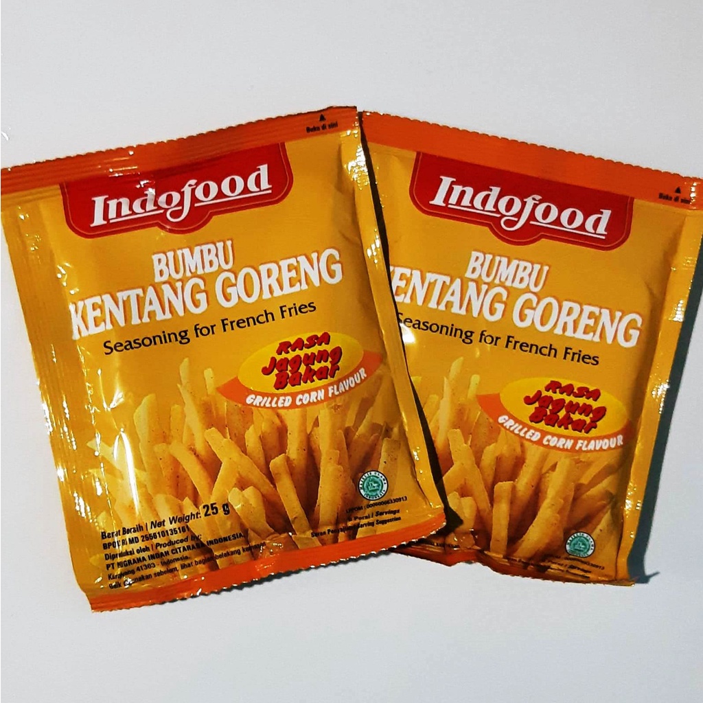 

INDOFOOD Bumbu Kentang Goreng rasa Jagung Bakar 25gr